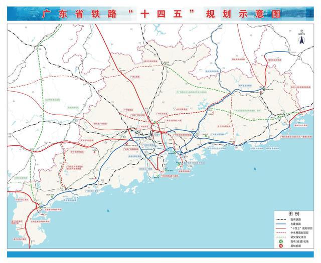 粤地高速铁路蓝图全新揭晓：广东最新高铁网络布局图大曝光